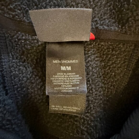 The North Face 1/4 Zip Black Pullover Fleece Sweater Men's Size M - Picture 5 of 6